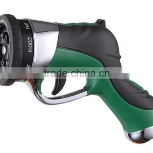 Aluminum Alloy Spray Nozzle Press Trigger to Adjust 9 Pattern Patent NO.ZL200520106891.5 thumbnail-1