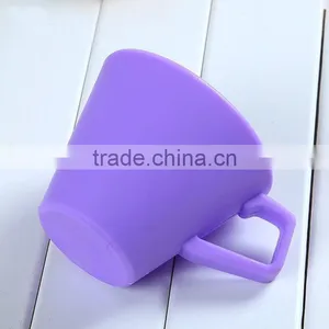 Best Selling Colorful Silicone Rubber Drinking Cup Kids Drinking Cups thumbnail-6