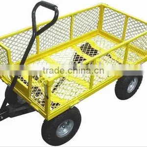 Heavy Duty Garden Yard Wagon Utility Beach Cart TC4205 thumbnail-1