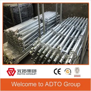 Q345/Q235 Buliding Hot Dipped Galvanized Scaffolding Ringlock Standard for Sale thumbnail-3