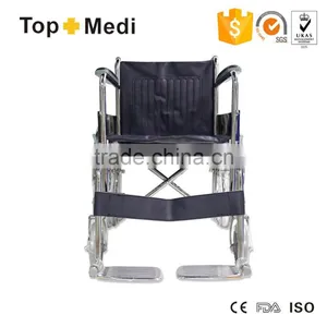 Guangzhou Best Price Manual Steel Wheelchair / Silla de Ruedas thumbnail-4