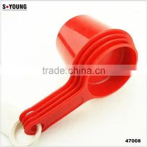 47008 4pcs Plastic Measuring Cups and Spoons Set thumbnail-1