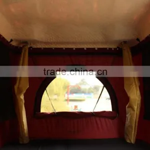 2017 High Quality Overland Canvas Roof Top Tent for Sale thumbnail-2