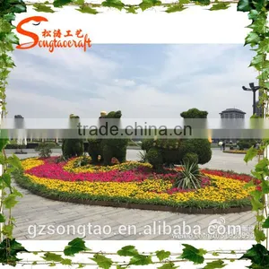 The Professional Factory Manufacture Chinese Artifical Landscaping Grass Plants for Landscape thumbnail-2