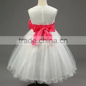 Flower Girl Dresses for Wedding Pageant White First Holy Lace Communion Dress for Girls Toddler Junior Child Bridesmaid Dress thumbnail-6