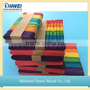 Factory Price Wood Popsicle Sticks Ice Cream Sticks Colored thumbnail-1