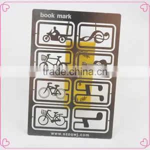 Metal Color S/S OEM Shapes Bookmark Office Stationery thumbnail-1