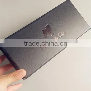 Black Magnetic Closure Gift Box With Hot Stamping Logo thumbnail-1