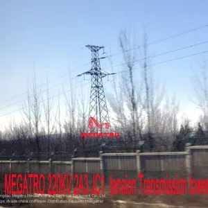 MEGATRO 220KV 2A3 JC1 Tension Transmission Tower thumbnail-4
