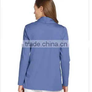 Popular Pima Cotton Fabric In An Everyday Cardigan Style, Woman Sweater thumbnail-2
