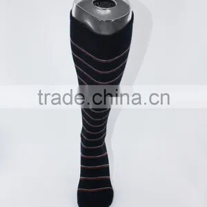 Thin Strip Knee High Socks Men thumbnail-2