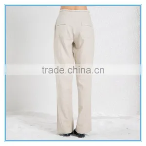 Linen Fabric Casual Women 's Fashion Pants thumbnail-3