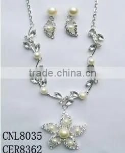 FASHION JEWELRY SET, PEARL JEWELRY SET, PEARL NECKLACE SETS thumbnail-1
