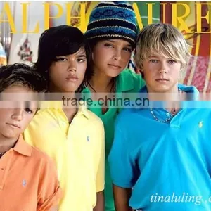 2015 Brand New Summer Boys and Girls Net Cotton Polo t Shirts Sport Plain T-shirts Wholesale t Shirts for Kids thumbnail-6