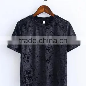 Runwaylover EY2389B Ladies Sexy 2017 Short Sleeve Crop Tops thumbnail-5