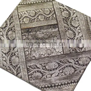 Beautiful Decorative Couch Pillows Chocolate Zari Furniture Designer Cushions thumbnail-2