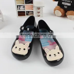 Soft Feeling Girl Pvc Shoes, Girl Cartoon Jelly Shoes thumbnail-4