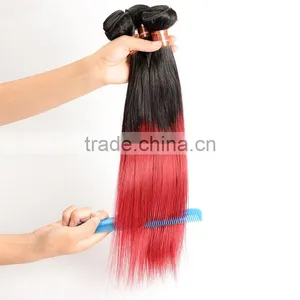 Fashion 1B/BUG Color Two Tone Color Remy Human Hair , Brazilian Hair thumbnail-2