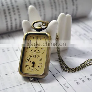 Free Shipping!!! 27cartoon Ladybug Pendant Pocket Watch @ Mixed Antique Bronze Mechanical Locket Watch Pocket thumbnail-1
