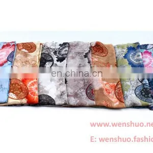 2016 Spring New Splash-ink Circle Printed Tippet Scarf Wholesale thumbnail-5