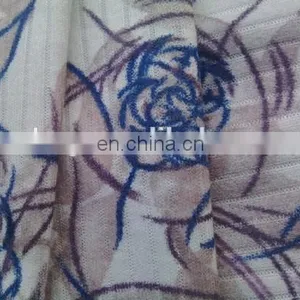 Shaoxing Winfar Drop Needle Interlock Polyester Cotton Flower Pigment Custom Printed Fabric thumbnail-4