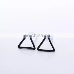 Matte Simple Geometric Triangle Square Multicolor Earrings thumbnail-2