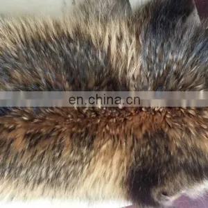 Top Grade Factory Direct Natural New Finished Tanned Processed Raccoon Fur Skin thumbnail-2
