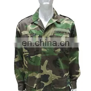 Hot Selling Woodland Camouflage American Military Uniform BDU for Army Uniform thumbnail-1