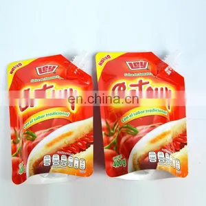 Factory Manufacture Customized Plastic Packaging Pouch/Sachet/Stand up Spouted Pouch For Tomato Sauce Juice Bag thumbnail-5
