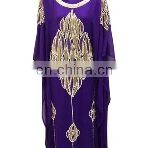 2015 Arabic Designer Blue Farasha Kaftan for Sale in Wholesale Price thumbnail-1