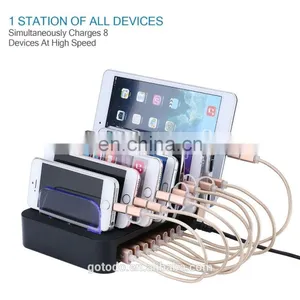 Multi USB 10 Ports Charger Desktop Rapid Charging Station thumbnail-4