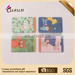 High Quality Horizontal Waterproof Clear Soft Pvc Color Printing Fancy id Card Holder thumbnail-4