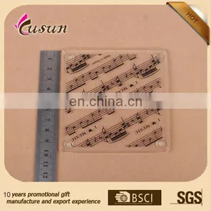 Small Size Square Shaped Acrylic Coaster for Bars Coaster thumbnail-5