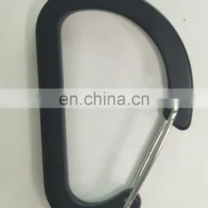 Hot Selling Matt Black Aluminum Carabiner, 80*50*4MM Keychain,snap Hook thumbnail-2