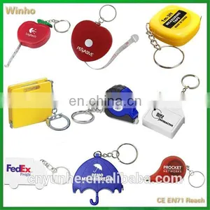 Personalized Tape Measure Keychain With Logo thumbnail-1