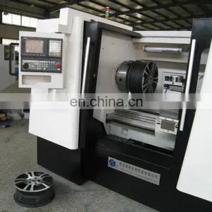 CK6187W Alloy Rim Repair Equipment Cnc Lathe Wheel Repair Machine for Sale thumbnail-6