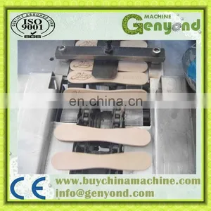 Factory Complete Wooden Ice Cream Sticks Wooden Tongue Depressor Forming Machine Making Plant Production Line thumbnail-5