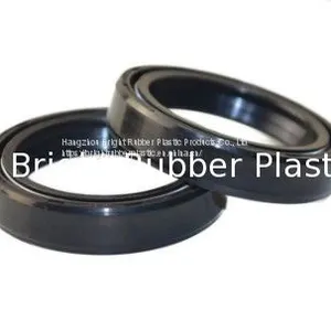 High Quality IATF16949 Custom Black 70 Shore A NBR FKM Framework Rubber Oil Seal thumbnail-2