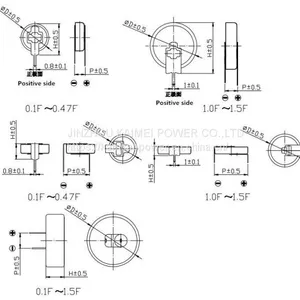 Coin Type Series 0.1F~1.5F 5.5V Super Capacitor thumbnail-1