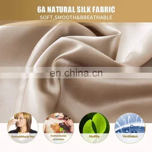 2020 Top Sell 100% 22mm Mulberry Silk Pillowcase Plain With Zipper thumbnail-4