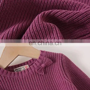 Long Sleeve Unisex Kids Sweater Oversized Knitwear Kids Pullover thumbnail-3