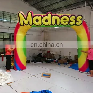 Waterproof LED Lighted Inflatable Letter Arch,Arched Door For Rental And Advertising thumbnail-3