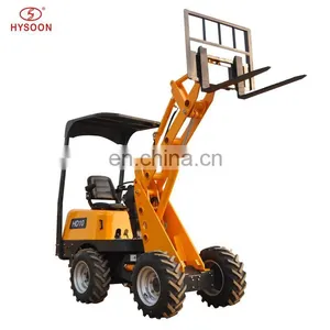 Taian Hysoon 4wd Chinese Affordable Articulated Mini Wheel Loader thumbnail-6