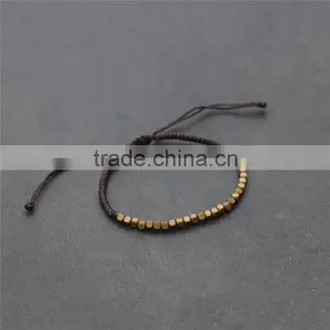 Wax Cord Bracelets Jewelry of Beads Tredn 2016 XE09-0183 thumbnail-4