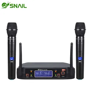 100% Original Snail GLXD8 Wireless Microphone System, LCD Display, High Sound Quality, Remote Reception, Suitable for Meeting, Street Bar, Concert, Church and Other Places to Use thumbnail-1