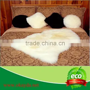 Natural White Sheep Fur Rug thumbnail-1