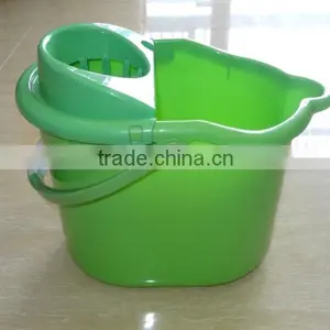 Plastic Cleaning Mop Bucket With Wringer Without Wheel thumbnail-1
