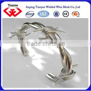 Protection Hot Dip 14 Gauge Galvanized Barbed Wire thumbnail-5