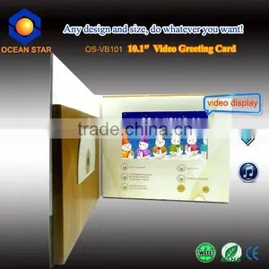 10.1'' LCD Screen Video Greeting Card With 256MB Memory thumbnail-1