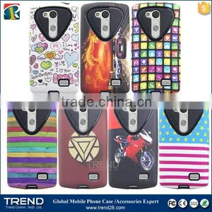 for LG D295 You You Combo Kickstand Mobile Phone Cover Case thumbnail-1